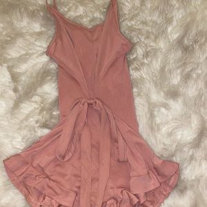 Dusty pink romper